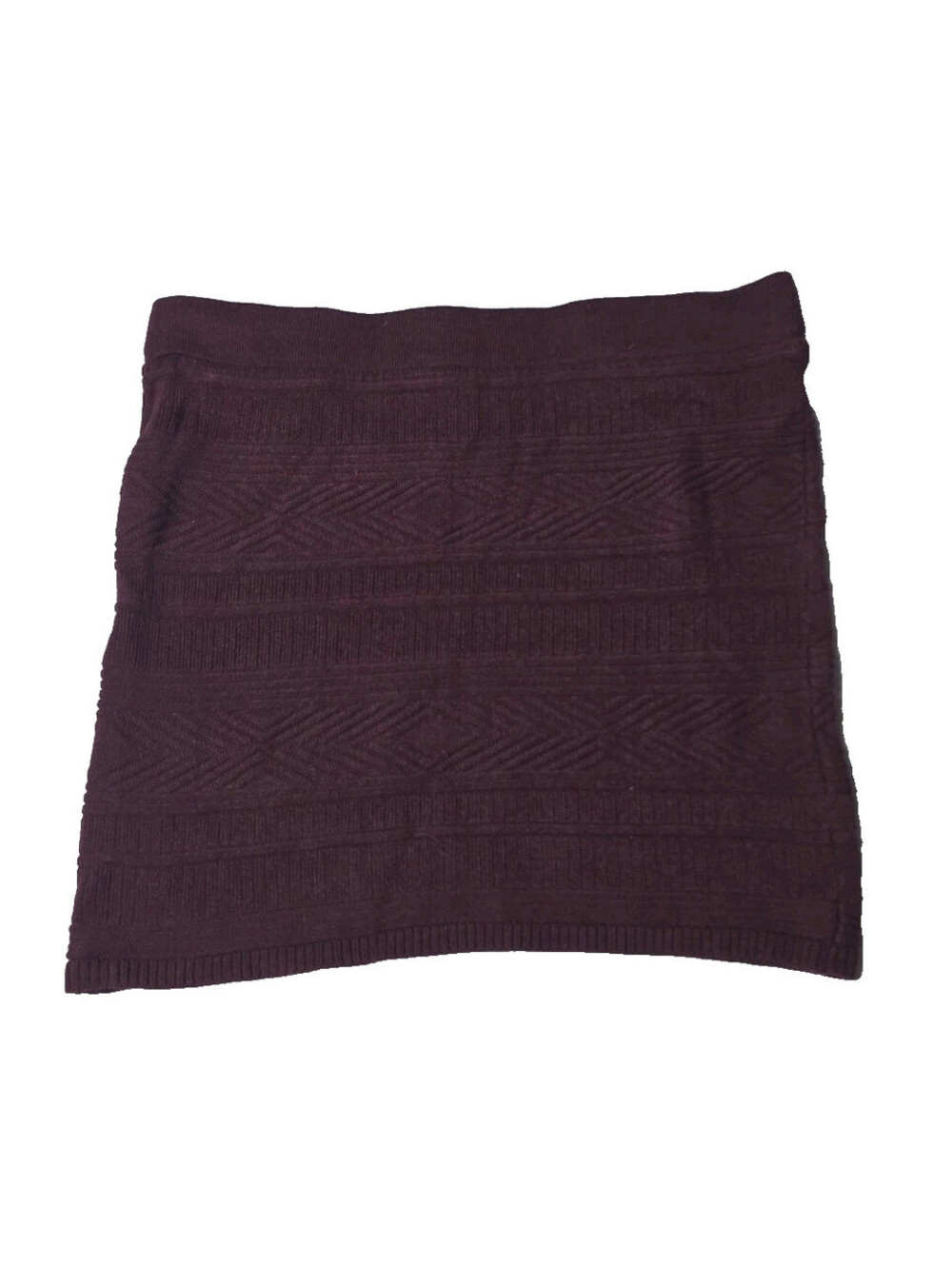 Garage Cable Knit Sweater Preppy Retro Mini Skirt Elastic Waist Size Medium